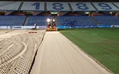 Novogreen y el Recre. Nuevo césped para el Nuevo Colombino