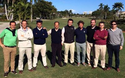 The BERMUDA CELEBRATION route. A group of greenkeepers, accompanied by Novogreen, visits the most prestigious golf clubs in Florida.