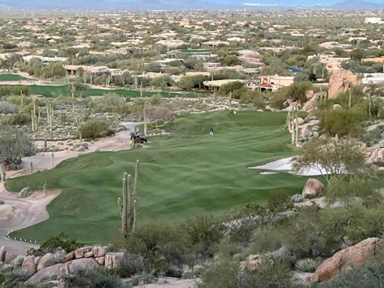 Zoysia Stadium en Desert Highlands Golf ( Phoenix) en Febrero 